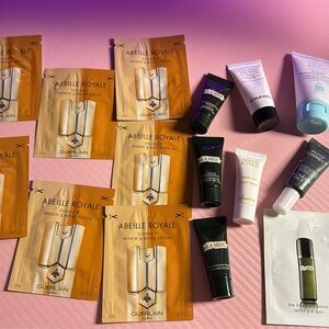 Luxury Skincare Sample Packs - Guerlain, La Mer, Chanel, Drunk Elephant